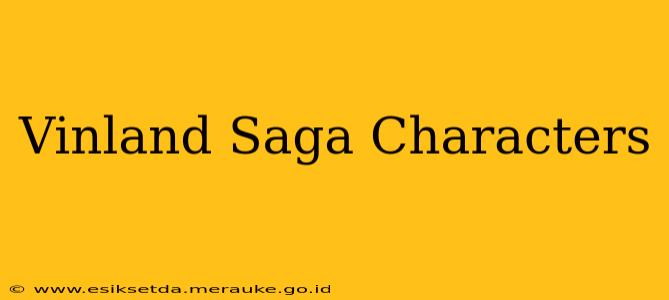 Vinland Saga Characters
