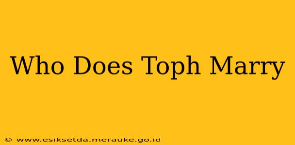 Who Does Toph Marry